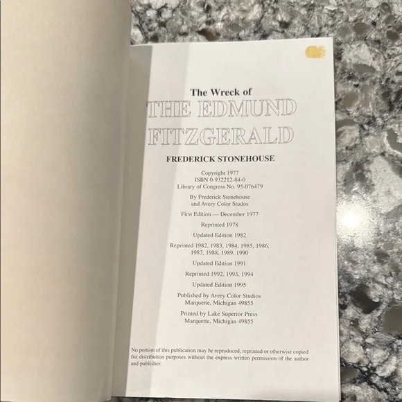 The Wreck of the Edmund Fitzgerald Book - Picture 3 of 10